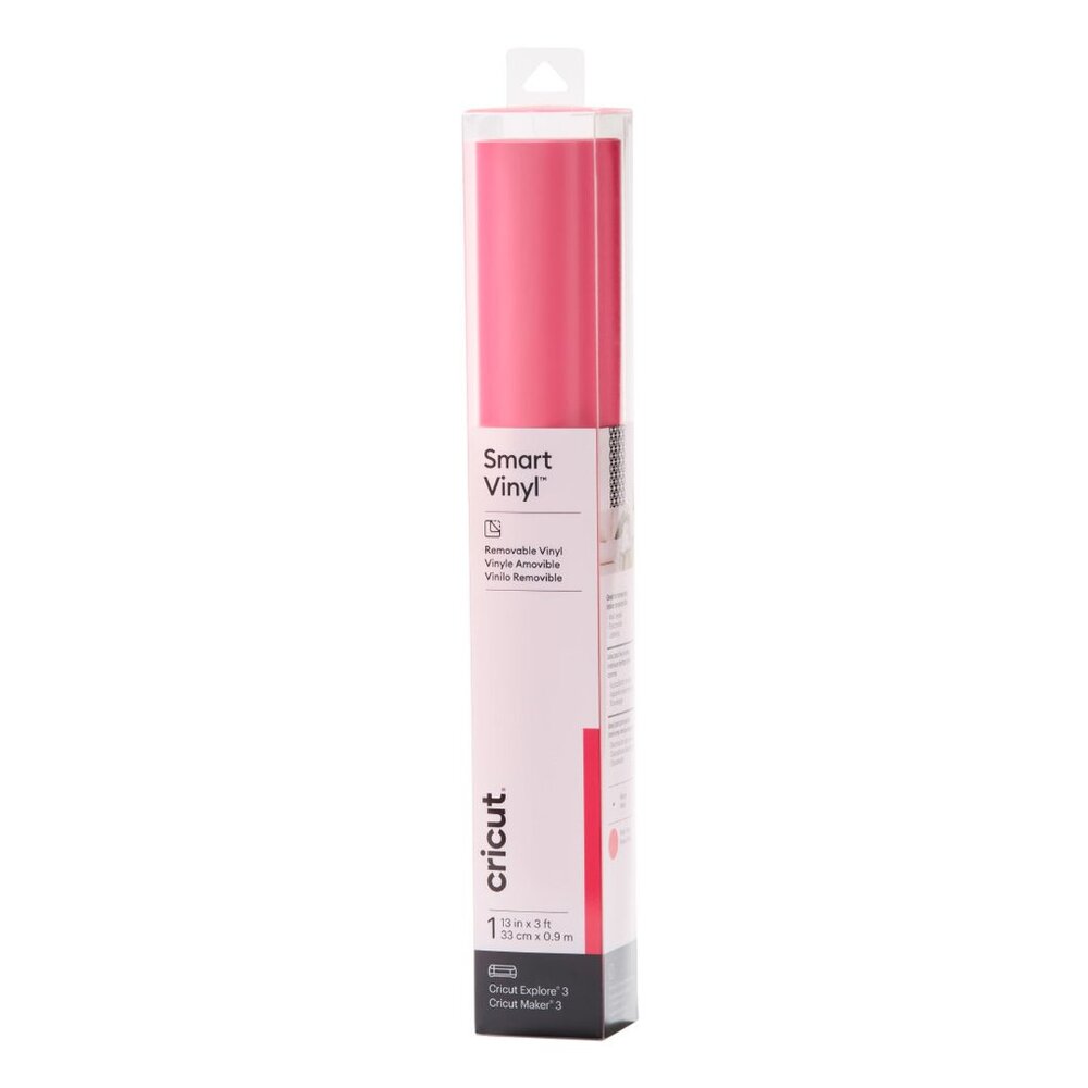 Cricut Smart Vinyl™ – Removable (3 ft), Party Pink